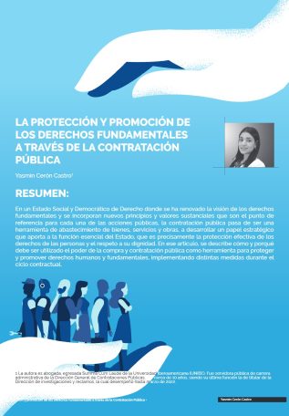 La protección y promoción de los derechos fundamentales a través de la contratación pública